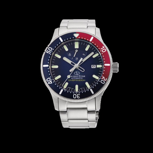 ORIENT STAR: Mechanical Sports Watch, Metal Strap - 43.6mm (RE-AU0306L)